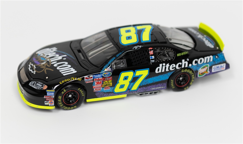 Kyle Busch Signed 1:24 Scale Stock Car (JSA Auction Letter) & Additional Stock Car w. Inconclusive Autograph