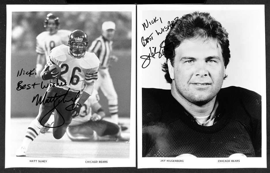 Lot of (40+) Football Pro & College Player Signed Photos/Prints w. Joe Ferguson, Jeff Kemp, Scott Norwood, More (JSA Auction Letter)