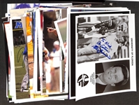 Lot of (70+) College Football Coach Signed Photos/Prints (primarily 8"x10") w. Steve Spurrier, Mack Brown, Les Miles (JSA Auction Letter)