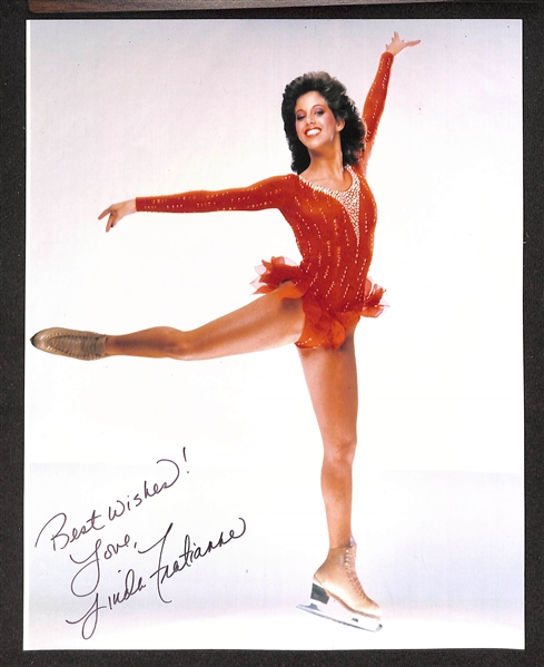 Mixed Sport Lot of (40) Signed Photos/Prints & (35) Signed 2008 Miami Dolphin Cheerleader Prints and Ari Luyendyk (Racer) (JSA Auction Letter)