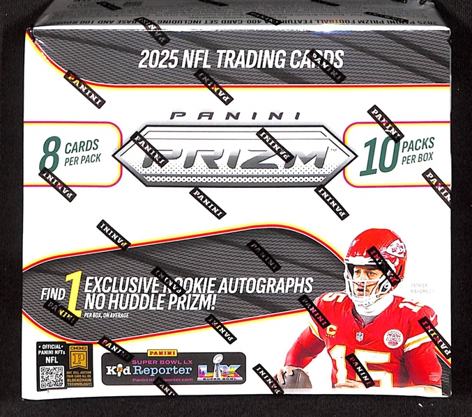 Factory Sealed 2025 Panini Prizm Football No Huddle Box
