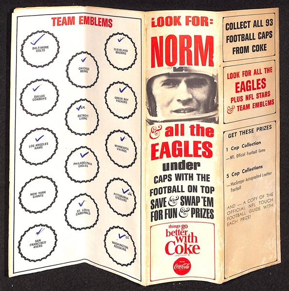 Lot of (77) 1964 NFL Coke Bottle Caps with Johnny Unitas and Mike Ditka