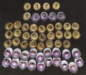 Lot of (67) 1966 NFL Coke Bottle Caps with Gale Sayers and Lot of (23) 1981 Coke Bottle Caps with Dan Fouts